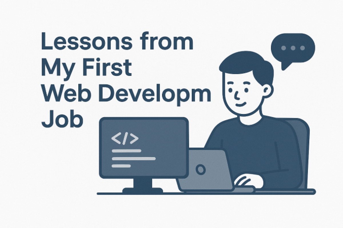 Lessons from My First Web Development Job